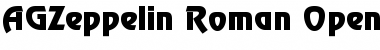 AGZeppelin Regular Font