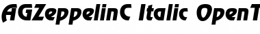 Download AGZeppelinC Font Download AGZeppelinC Font