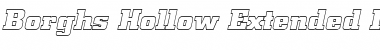 Download BorghsHollowExtended Font Download BorghsHollowExtended Font