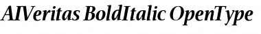 AIVeritas BoldItalic Font