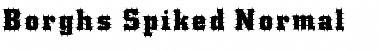 Download BorghsSpiked Font Download BorghsSpiked Font