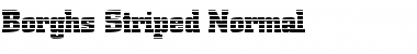 Download BorghsStriped Font Download BorghsStriped Font
