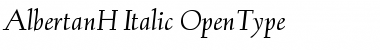 Download AlbertanH-Italic Font Download AlbertanH-Italic Font