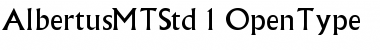 Download Albertus MT Std Font Download Albertus MT Std Font