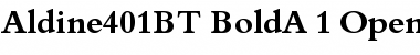 Download Aldine 401 Font Download Aldine 401 Font