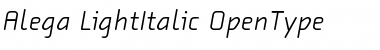 Download Alega-LightItalic Font Download Alega-LightItalic Font