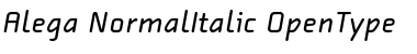 Download Alega-NormalItalic Font Download Alega-NormalItalic Font