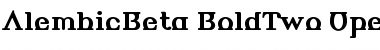 Download AlembicBeta-BoldTwo Font Download AlembicBeta-BoldTwo Font