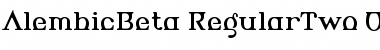 Download AlembicBeta-RegularTwo Font Download AlembicBeta-RegularTwo Font