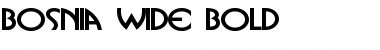 Download Bosnia Wide Font Download Bosnia Wide Font