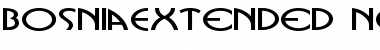 Download BosniaExtended Font Download BosniaExtended Font