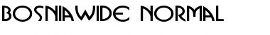 Download BosniaWide Font Download BosniaWide Font