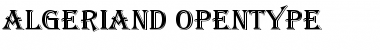Download Algerian D Font Download Algerian D Font
