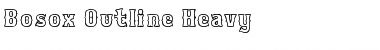 Download Bosox Outline Font Download Bosox Outline Font