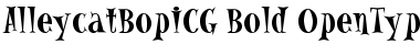 Download AlleycatBopICG Font Download AlleycatBopICG Font