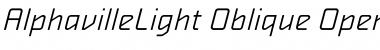 Download AlphavilleLight Font Download AlphavilleLight Font