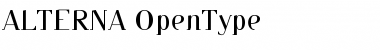 Download ALTERNA Font Download ALTERNA Font