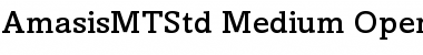 Download Amasis MT Std Medium Font Download Amasis MT Std Medium Font