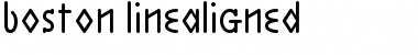 Download Boston LineAligned Font Download Boston LineAligned Font