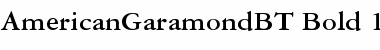 Download American Garamond Font Download American Garamond Font
