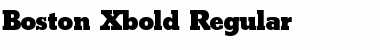 Download Boston-Xbold Font Download Boston-Xbold Font