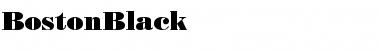 Download BostonBlack Font Download BostonBlack Font