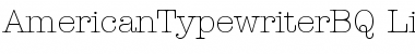 Download AmericanTypewriterBQ Font Download AmericanTypewriterBQ Font