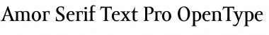 Amor Serif Text Pro Regular Font