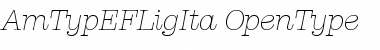 Download AmTypEFLigIta Font Download AmTypEFLigIta Font