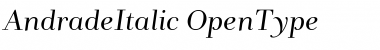 Download AndradeItalic Font Download AndradeItalic Font