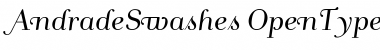 Download AndradeSwashes Font Download AndradeSwashes Font