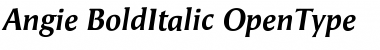 Angie BoldItalic Font