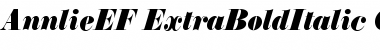 Download AnnlieEF-ExtraBoldItalic Font Download AnnlieEF-ExtraBoldItalic Font