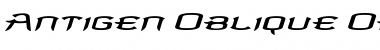 Download AntigenOblique Font Download AntigenOblique Font