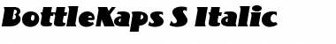 Download BottleKaps S Italic Font Download BottleKaps S Italic Font