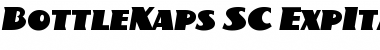 Download BottleKaps SC ExpItalic Font Download BottleKaps SC ExpItalic Font