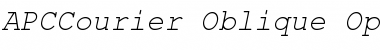 Download APCCourier-Oblique Font Download APCCourier-Oblique Font