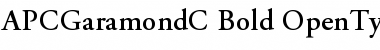 Download APCGaramondC Font Download APCGaramondC Font
