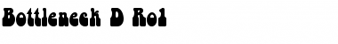 Download Bottleneck D Ro1 Font Download Bottleneck D Ro1 Font