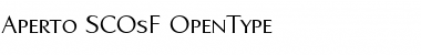Download Aperto SCOsF Font Download Aperto SCOsF Font