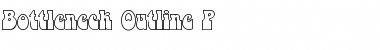 Download Bottleneck Outline P Font Download Bottleneck Outline P Font