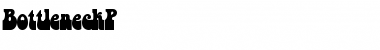 Download BottleneckP Font Download BottleneckP Font