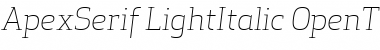 Download Apex Serif Light Italic Font Download Apex Serif Light Italic Font