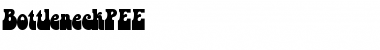 Download BottleneckPEE Font Download BottleneckPEE Font