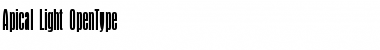 Download Apical-Light Font Download Apical-Light Font