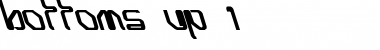 Download Bottoms Up 1 Font Download Bottoms Up 1 Font
