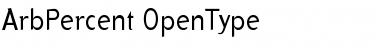 Download ArbPercent Font Download ArbPercent Font