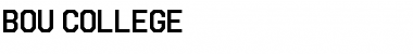 Download Bou College Font Download Bou College Font