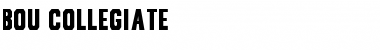 Download Bou Collegiate Font Download Bou Collegiate Font