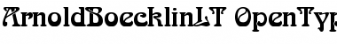 Download Arnold Boecklin LT Font Download Arnold Boecklin LT Font